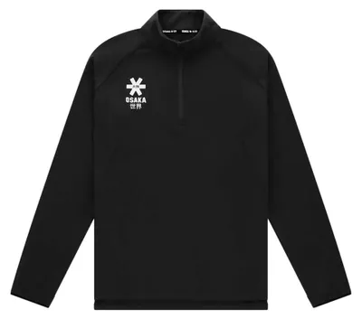 Immagine prodotto di Felpa con zip parziale, colore nero, taglia L, uomo, colore nero, taglia L
