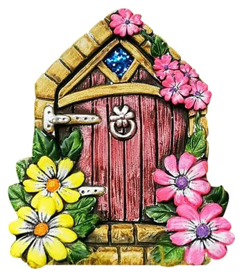 Productafbeelding van Houten Feentür voor de Tuin – Decoratieve Elfentür