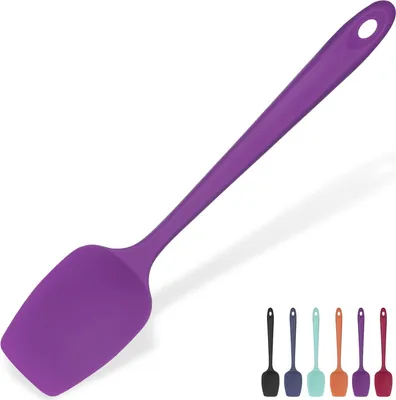 Obrázok produktu pre Silikónová lyžica Špachtľa - Odolná voči teplu - 29 cm - Fialová - Flexibilná