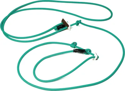 Produktbild von Mystique® Biothane Hunting Profi lautlos Umhängeleine 280cm Moxon 8mm hellgrün Moxon mit Zugbegrenzung