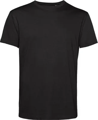 Produktbild von Herren-T-Shirt, Kurzarm - B&C #ORGANIC E150 - black pure - Größe S