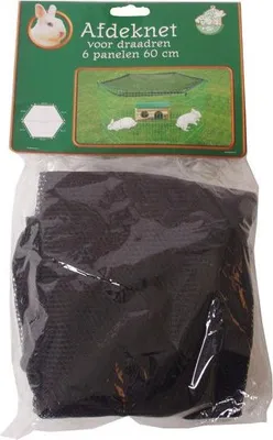 Produktbild von Abdecknetz für Drahtauslauf klein schwarz
