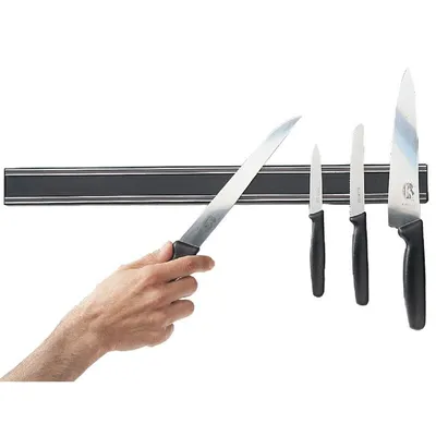 Produktbild von Platzsparender extra starker Edelstahl Messermagnet 30 cm
