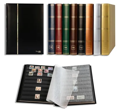 Image de Album pour timbres, 60 pages noires