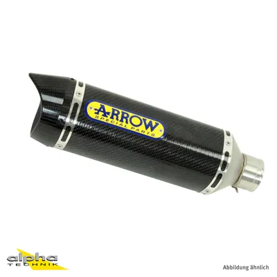 Produktbild von ARROW Auspuff THUNDER für Yamaha MT-03 / YZF-R3 2015-, Carbon