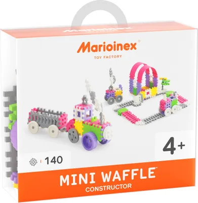 Zdjęcie produktu dla Mini Waffle 140 elementów Konstruktor Dziewczynka