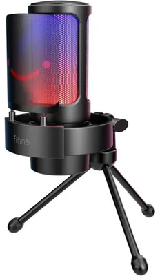 Zdjęcie produktu dla Fifine A8V Profesjonalny mikrofon USB do nagrywania - czarny