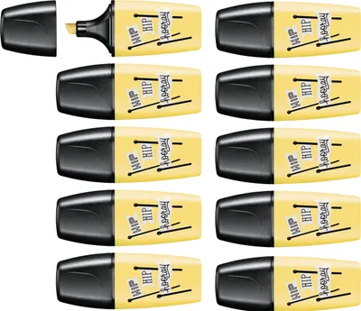 Produktbild von Textmarker - STABILO BOSS MINI Pastellove - 10er Pack - pudriges Gelb