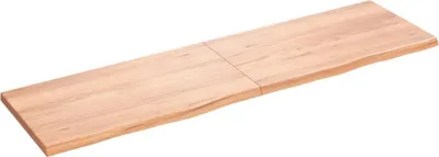 Obrázok produktu pre vidaXL Umývadlová doska svetlohnedá 180x50x(2-4) cm z masívneho dreva