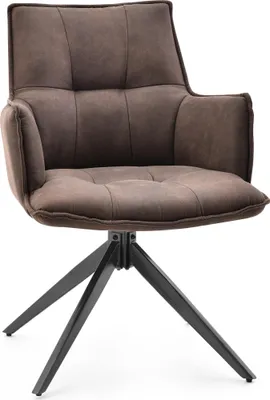 Produktbild von hjh LIVING Esszimmerstuhl Tavaro Küchenstuhl mit Armlehnen Stoff