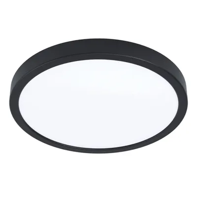 Image de Eglo 99267 FUEVA 5 LED Luminaire apparent 20,5W Ø285mm Noir Blanc Blanc chaud IP44