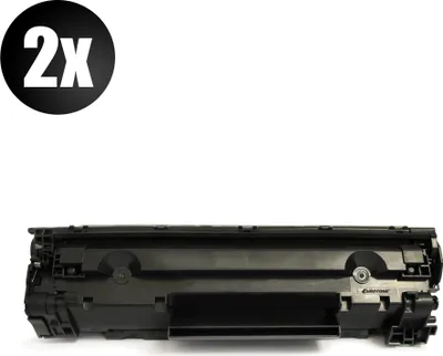 Produktbild von 2x Eurotone Toner Alternative für HP CF283X Black Schwarz