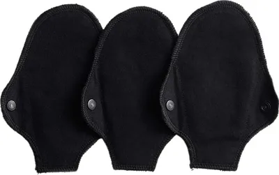 Produktbild von ImseVimse waschbare Slipeinlagen Thong 3er Pack Tanga, Modell Black Schwarz