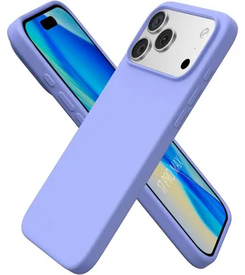 Image de Coque pour iPhone 17 Pro Max, Protection Silicone Souple Doux Anti-Rayures Antichoc - Lavande