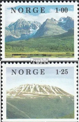 Produktbild von Briefmarken Norwegen 1978 Mi 771Du-772Du (kompl.Ausg.) postfrisch Landschaften