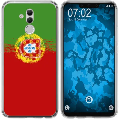 Produktbild von PhoneNatic Case kompatibel mit Huawei Mate 20 Lite Silikon-Hülle WM Portugal M8