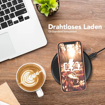 Produktbild von EAZY CASE - TPU Hülle für Apple iPhone 12, TPU Case stoßfeste Handyhülle, weiches Cover mit Kameraschutz, Silikonhülle in Orange