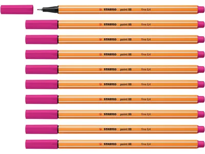 Produktbild von STABILO Fineliner - point 88 - 10er Pack - pink