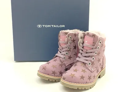 Produktbild von Tom Tailor Mädchen Schnür Stiefel Tex Warmfutter mit seitlichem Reißverschluss rosa 27