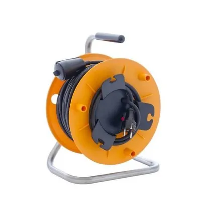 Obrázek produktu pro Prodlužovací kabel HOBBY PKB275S, 50 m / 230 V, cívka, 1 zásuvka