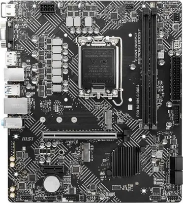 Zdjęcie produktu dla Płyta główna MSI PRO H610M-G DDR4, Socket LGA 1700, Chipset Intel H610, DDR4 3200 MHz, SATA-600