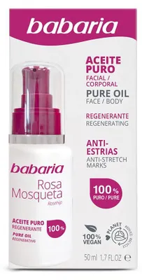 Image de Babaria Huile pour le visage à la rose musquée 50 ml