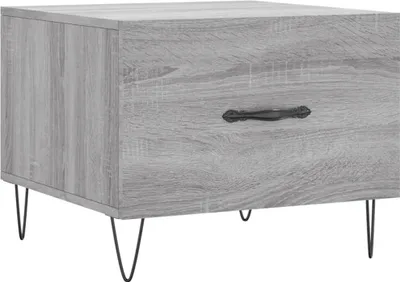 Obrázok produktu pre vidaXL Konferenčný stolík Grey Sonoma 50x50x40 cm Drevo Materiál