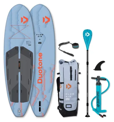Produktbild von DUOTONE FLOW AIR SLS 10'4 iSUP SUP Board Allround leicht Set 7,0Kg