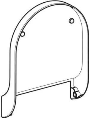 Produktbild von Geberit 243503111 WC-Deckel f. Geberit AquaClean Tuma