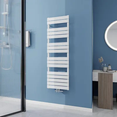 Produktbild von AICA Badheizkörper Paneelheizkörper Handtuchtrockner Vertikal Mittelanschluss 1600x500mm Weiß