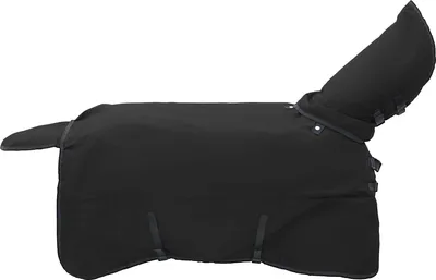 Produktbild von vidaXL Pferdedecke Dunkelgrün und Schwarz 165 cm Polyester