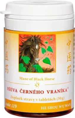 Obrázok produktu pre 119 Hriva čierneho vraníka (HE SHOU WU WAN), 100 tbl