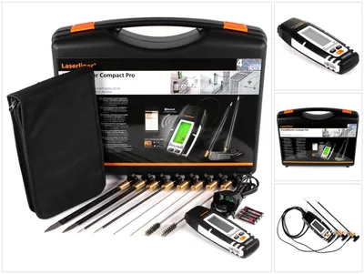 Productafbeelding van Laserliner DampMaster Compact Pro, Hout, Digitaal, Zwart, Wit, 3 - 103,6%, 1%, 0 - 171,2