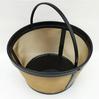 Produktbild von Permanente gouden roestvrijstalen koffiefilter voor koffiemachines, 2 stuks