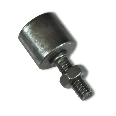 Immagine prodotto di Rullo di guida - acciaio Ø 38 mm lunghezza con filettatura 70 mm