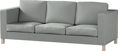 Produktbild von Dekoria Bezug für Karlanda 3-Sitzer Sofa nicht ausklappbar, kurz, blau, Bezug für Karlanda 3-Sitzer, kurz