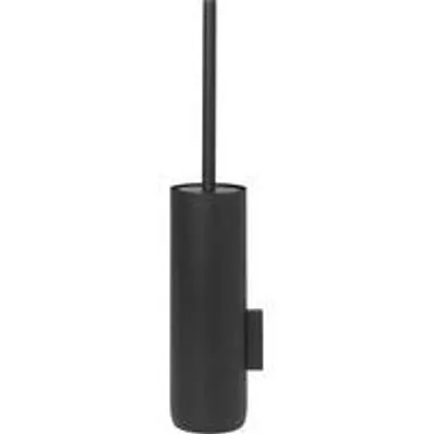 Immagine prodotto di Scopino Blomus con supporto a parete Modo, scopino, scopino, acciaio rivestito in titanio, gomma, plastica, nero, 66260