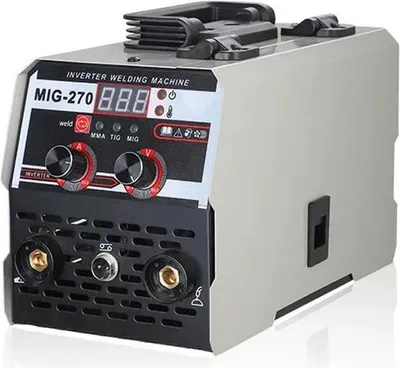 Produktbild von MIG-270 - Inverter MIG-Schweißgerät - IGBT-Technologie - 220V EU - 25–270A stufenlos einstellbar -  - Tragbar - Kompakt - Schwarz