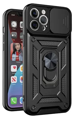 Zdjęcie produktu dla Techsuit Etui CamShield Series do iPhone 12 Pro Max – czarne