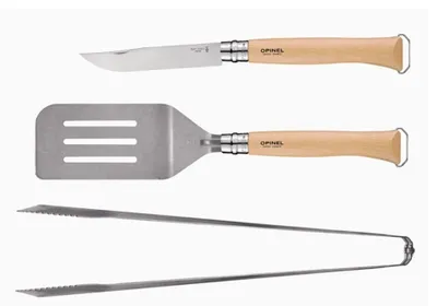 Immagine prodotto di Opinel n. 12B Set da barbecue - 3 pezzi
