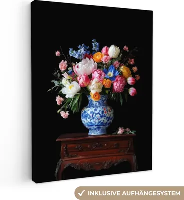 Obrázok produktu pre Obrazy na plátne 60x80 cm - Kvety - Ruže, nástenné umenie, dekorácie na stenu, obývacia izba, obraz