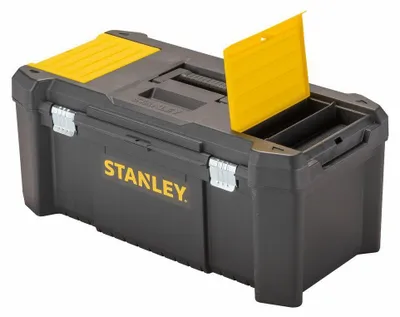 Produktbild von Stanley - Werkzeugkasten "Essential" AW1344 (280 mm x 331 mm x 324 mm) (Schwarz/Gelb)