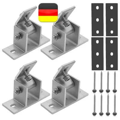 Produktbild von Solarpanel Halterung 4X Montage Set Ziegeldach Befestigung PV-Montagesystem