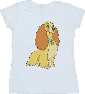 Produktbild von Disney - "Lady And The Tramp" T-Shirt für Damen BI16185 (XL) (Weiß)
