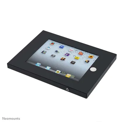 Obrázok produktu pre Neomounts IPAD2N-UN20BLACK, Čierna, 24,6 cm (9.7"), Apple iPad 2/3/4/Air, Oceľ, 10 kg, 100 x 100 mm