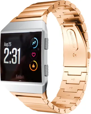 Produktbild von Strap-it® Fitbit Ionic Metallarmband (Roségold)