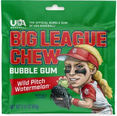 Produktbild von Big League Chew Bubble Gum Wild Pitch Watermelon 60g