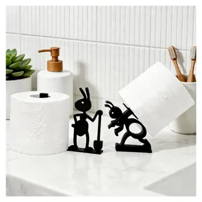 Produktbild von 3er Set Ameisen Toilettenpapierhalter