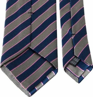 Produktbild von Krawatte für Herren mit gestreiftem Jacquard-Muster in verschiedenen Farben
