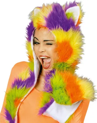 Produktbild von K10230204 bunt Damen PLüschmütze Monster